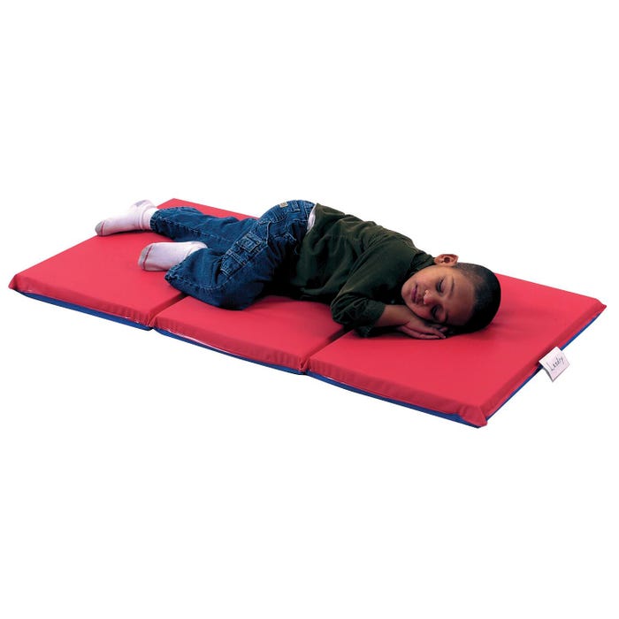 Angeles 3-Fold Nap Mat, 45 x 19 x 3/4 Inches, Pack of 15