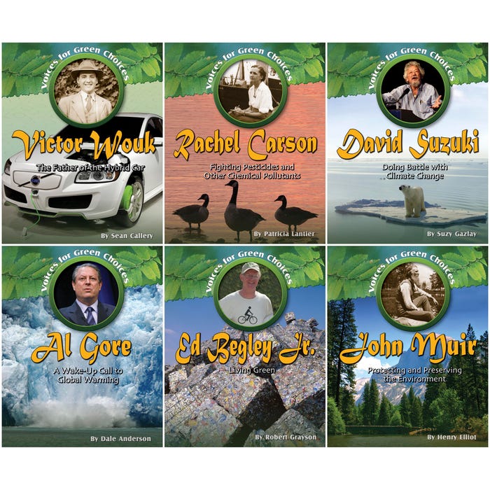 Crabtree Voices of Green Choices Books, Set of 6