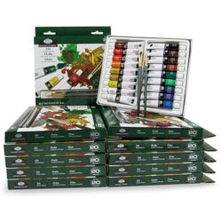 Royal Brush Essentials Oil Paint Classroom Assortment, Pack of 12