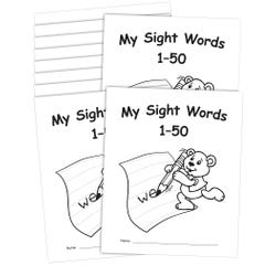 Teacher Created Resource My Own Books: Sight Words 1–50, Pack of 10 2104575