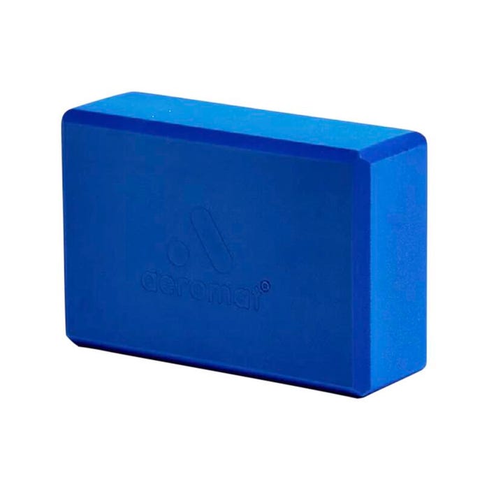 Aeromat Yoga Block, 3x6x9 Inches, Regular, Blue