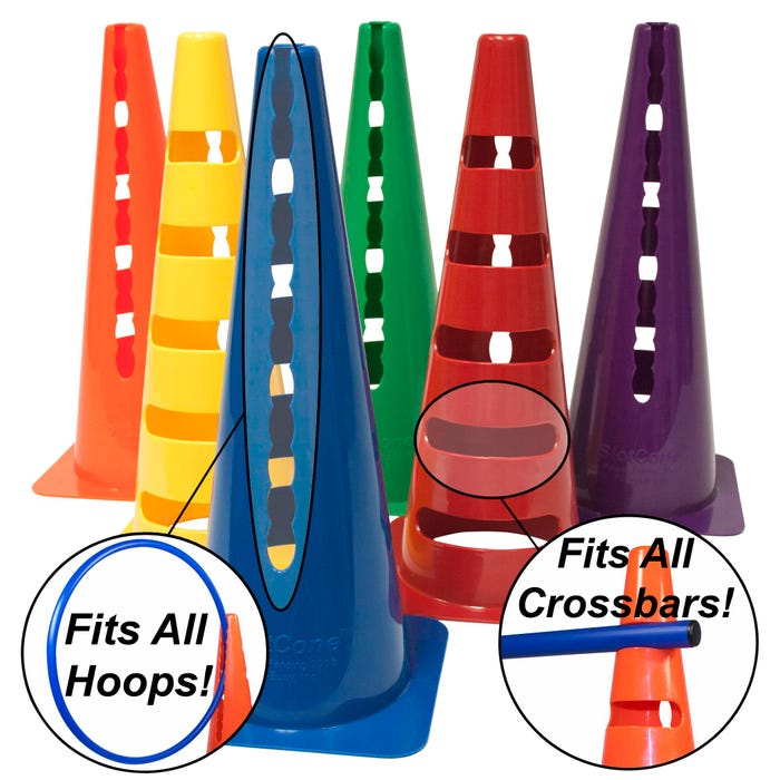 Pull-Buoy SlotCones 6 Color Set