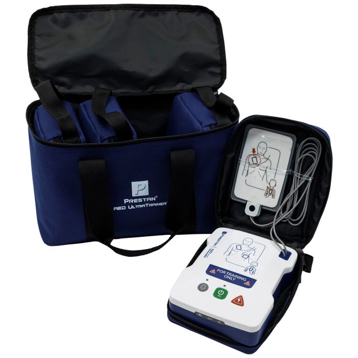 Prestan UltraTrainer AED Trainer in English or Spanish, Pack of 4