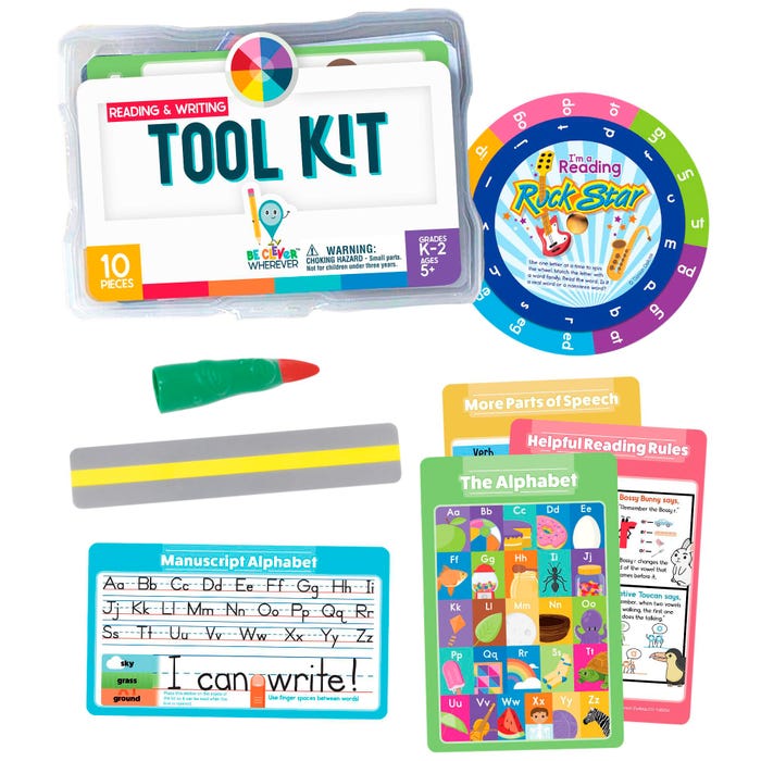 Carson Dellosa Reading & Writing Tool Kit, Grades K to 2