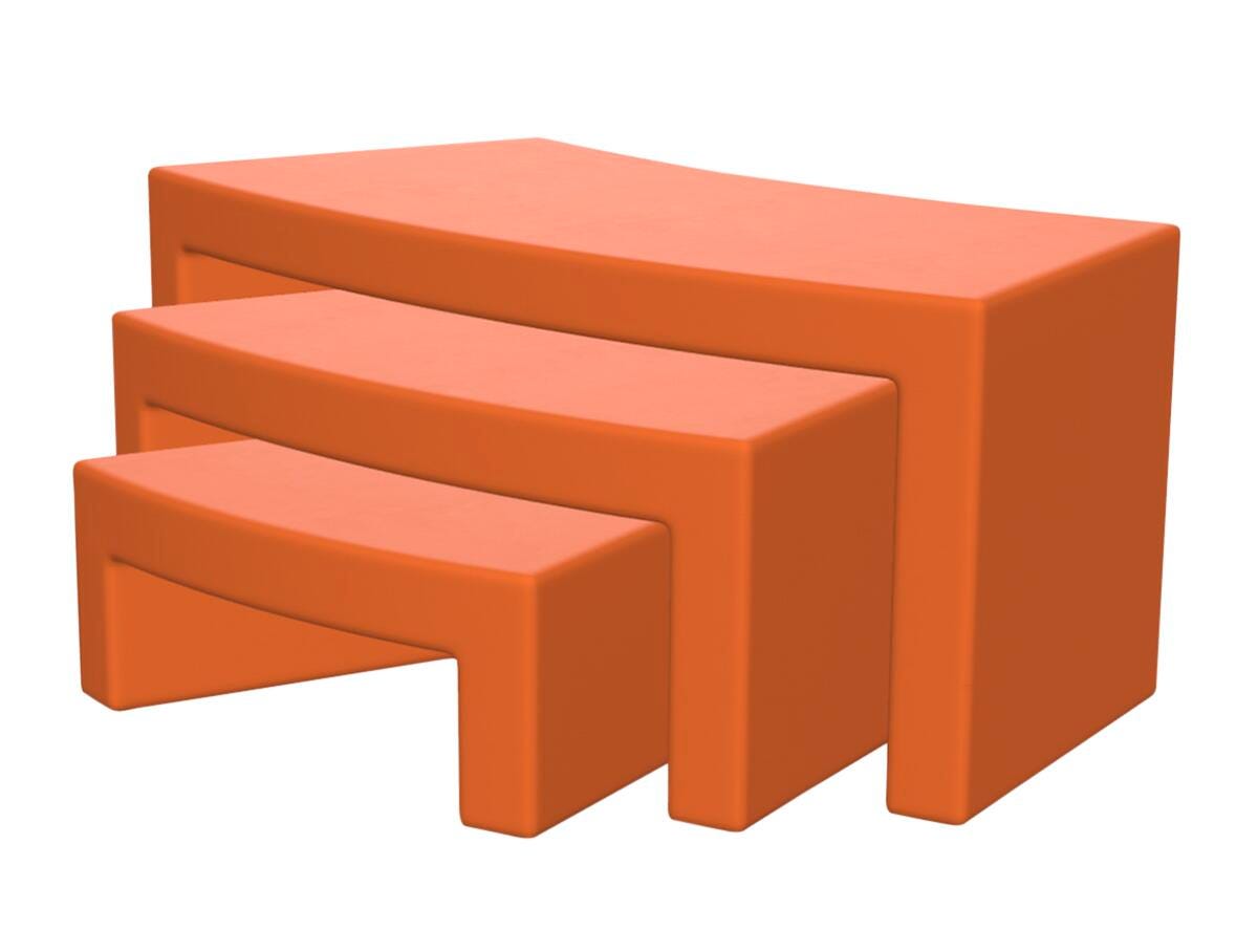 Classroom Select NeoFuse 3-Pack Bench Nesting Tier, 69 x 57 x 24 Inches 4000194