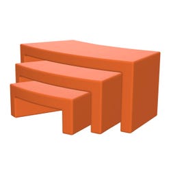 Classroom Select NeoFuse 3-Pack Bench Nesting Tier, 69 x 57 x 24 Inches 4000194