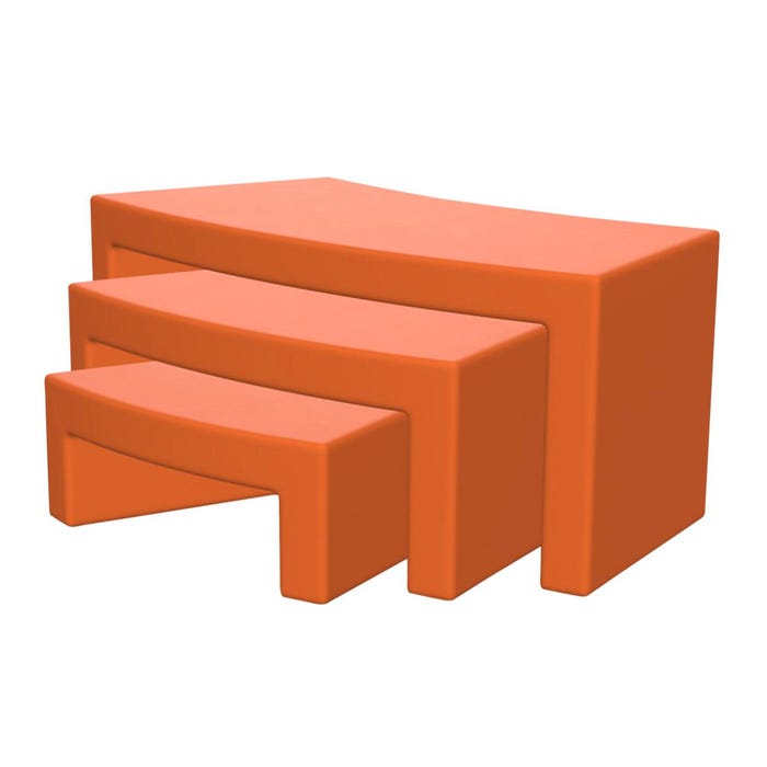 Classroom Select NeoFuse 3-Pack Bench Nesting Tier, 69 x 57 x 24 Inches