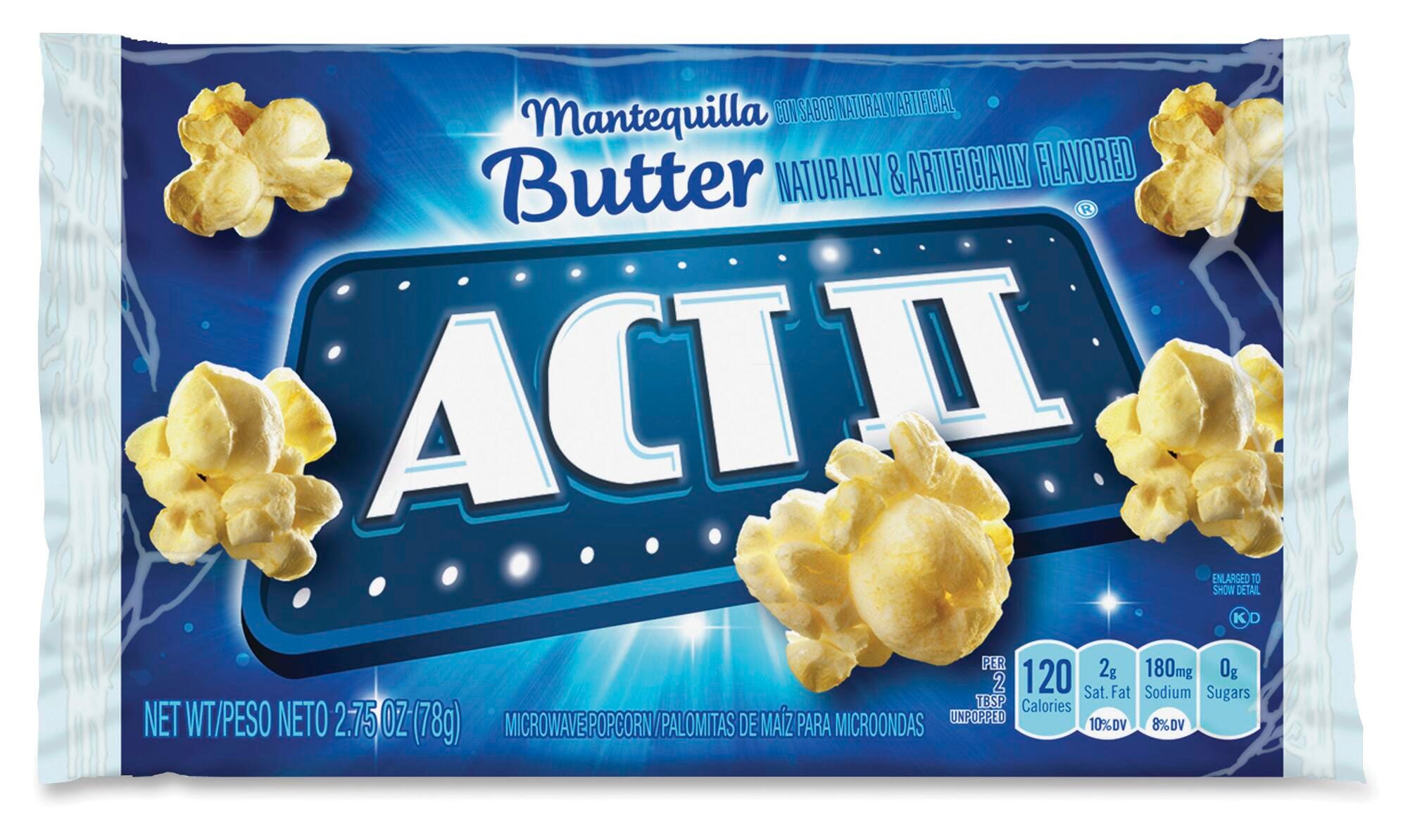Image for Act II Butter Popcorn, 2.75 Ounce, Pack of 36 from School Specialty