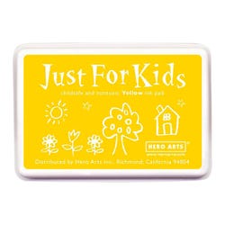 Image for Hero Arts Just For Kids Ink Pad, 3-3/4 x 2-1/4 Inches, Yellow from School Specialty