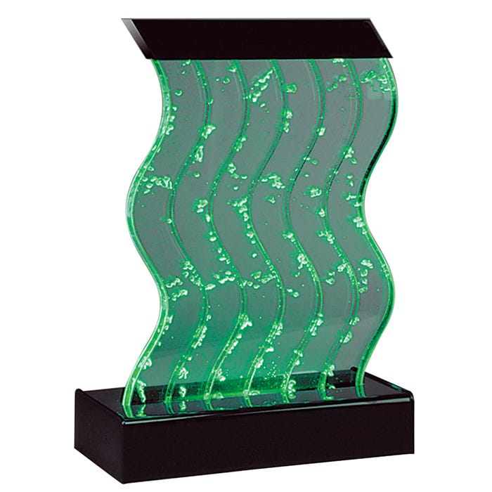 Desktop LED Wave Water Panel, 8 x 16 x 22 Inches