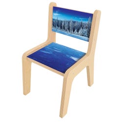 Whitney Brothers Nature View Winter Chair, 12-Inch Seat, 13-3/4 x 17 x 23-1/2 Inches, Item Number 2106014