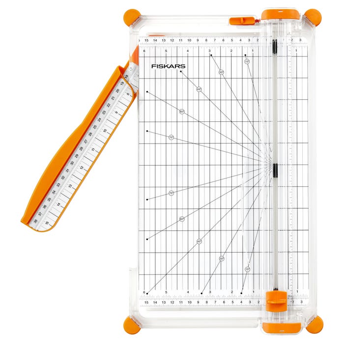 Fiskars SureCut Deluxe Craft Paper Trimmer, 12 Inches
