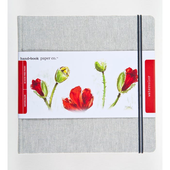 Travel Series Watercolor Journal, 8-1/4 x 8-1/4 Inches, 30 sheets