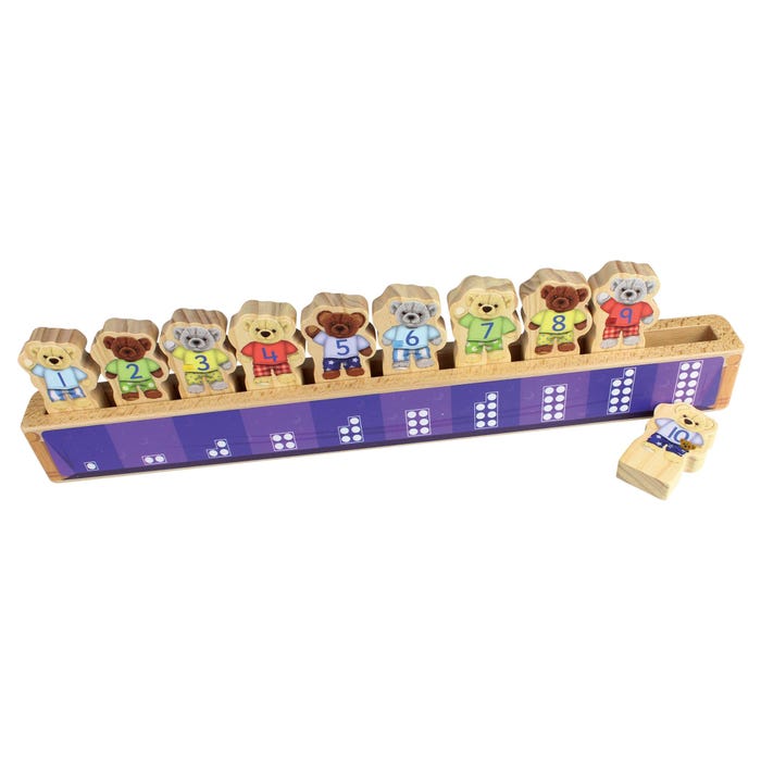 Yellow Door Ten in the Bed Counting Set, 11 Pieces