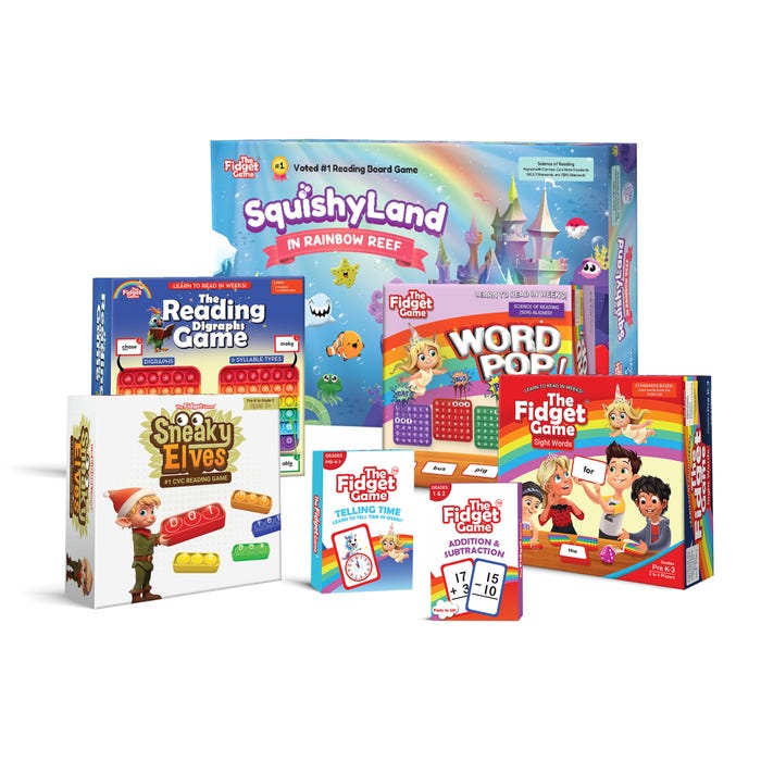 The Fidget Game Grade 1 Shark Tank Bundle