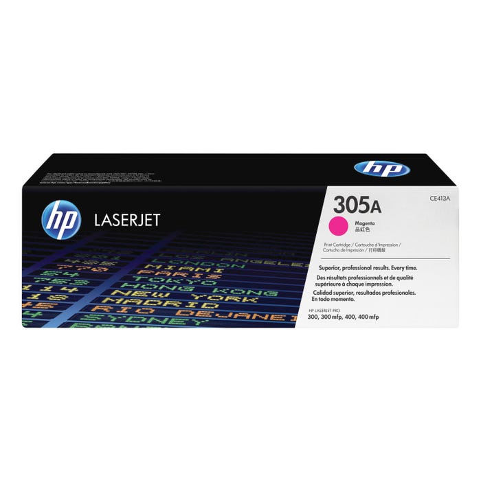 HP 305A Ink Cartridge, CE413A, Magenta