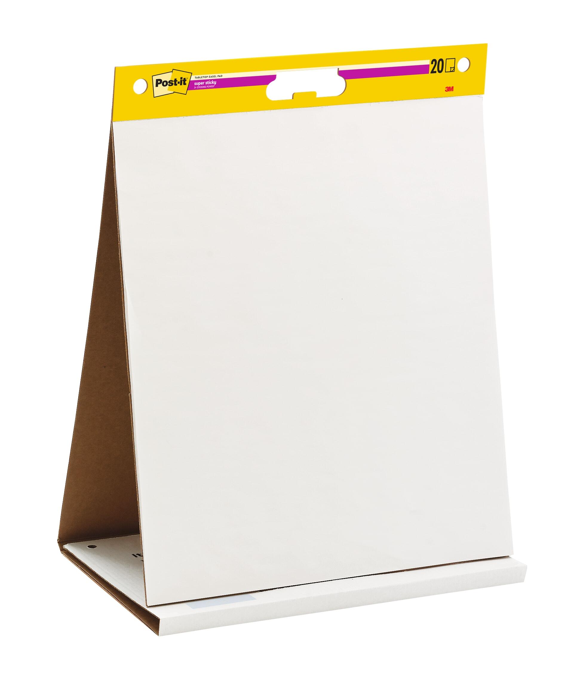 Post-it Self-Stick Easel Pad and Dry Erase Board, 20 x 23 Inches, Unruled, 20 Sheets