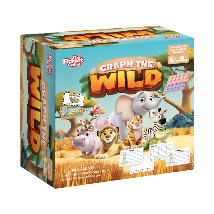 The Fidget Game Graph the Wild, Grades K to 3