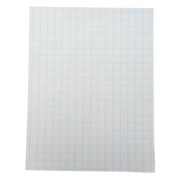 School Smart Graph Paper, 8-1/2 x 11 Inches, 1/2 Inch Rule, White, 500 Sheets