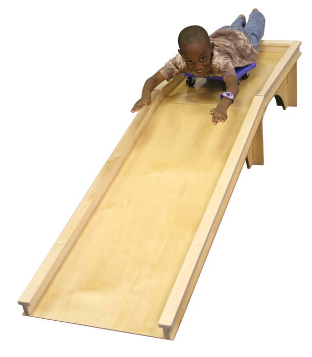 Board Ramp Ladder Abilitations Scooterboard Ramp, 21 X 52 in