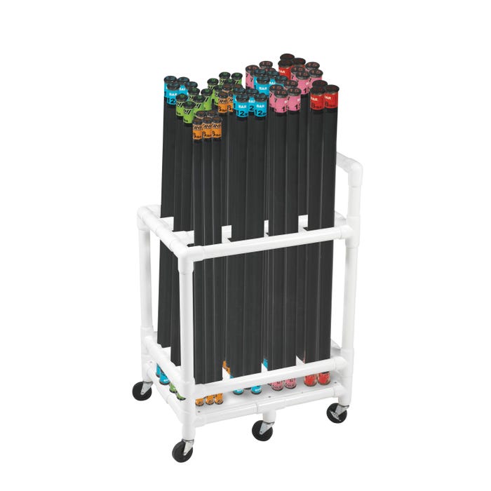 Duracart Fitness Bar Cart, Holds up to 500 Pounds of Bars