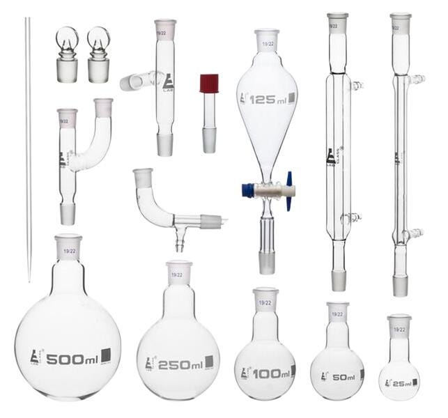 Eisco Organic Chemistry Distillation Set, 15 Pieces 2090373