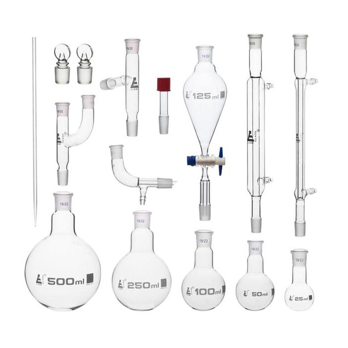 Eisco Organic Chemistry Distillation Set, 15 Pieces