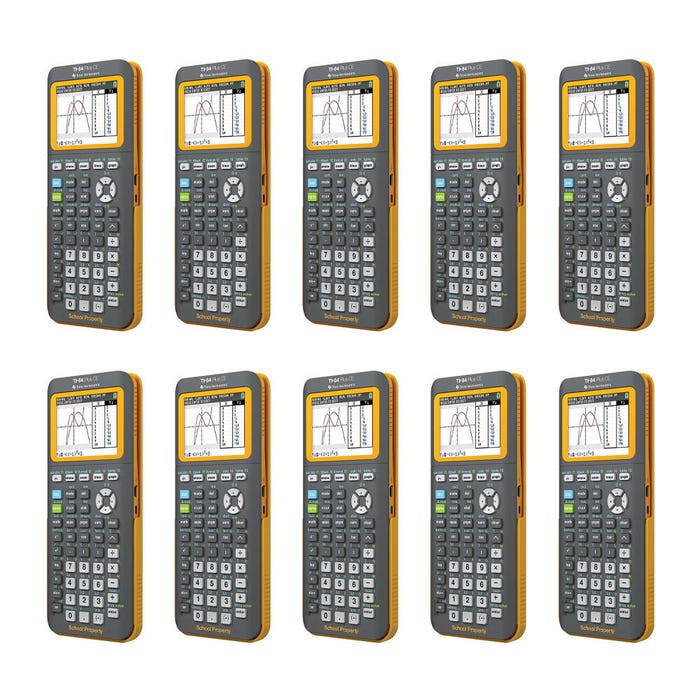 Texas Instruments TI-84 Plus CE Graphing Calculator, Teacher Pack of 10