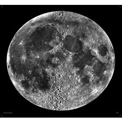 Delta Education Poster of The Moon