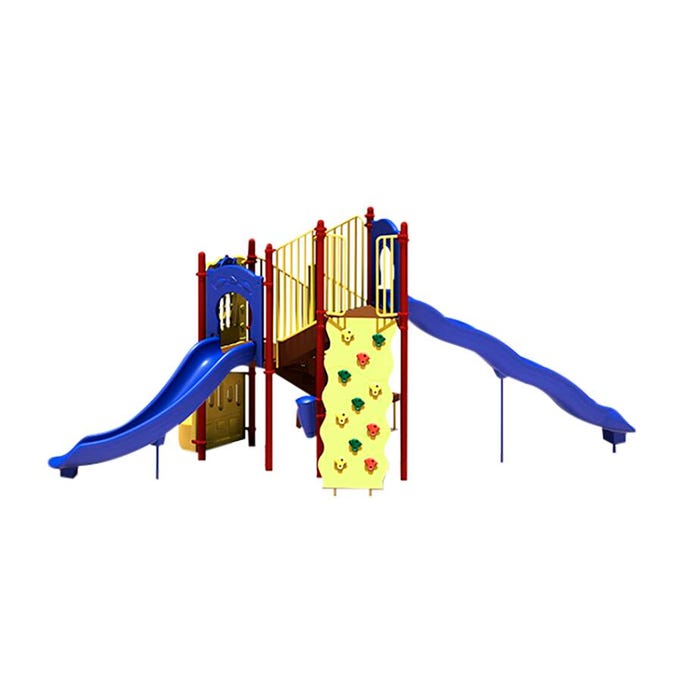 UltraPlay Timber Glen Play Structure Without Shade With Ground Spike Mounting Kit, Playful Theme