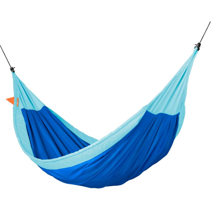 LA SIESTA XXL Moki Organic Cotton Kids Hammock, 138 x 63 Inches, Blue