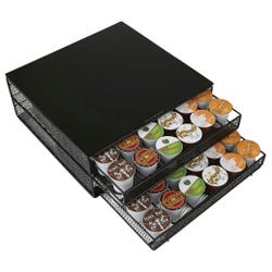 EMS Mind Reader LLC 72 K-Cup Pod Coffee Pod Drawer, Black, Item Number 2007505