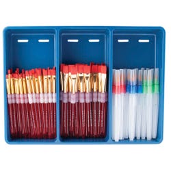 Royal & Langnickel Big Kid's Choice Classroom Brush Set, Flat Type, Assorted Sizes, Set of 90 406839