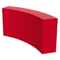 Classroom Select Out2Learn Outdoor Curved Back Divider, 63 x 12 x 27-1/2 Inches 4001272