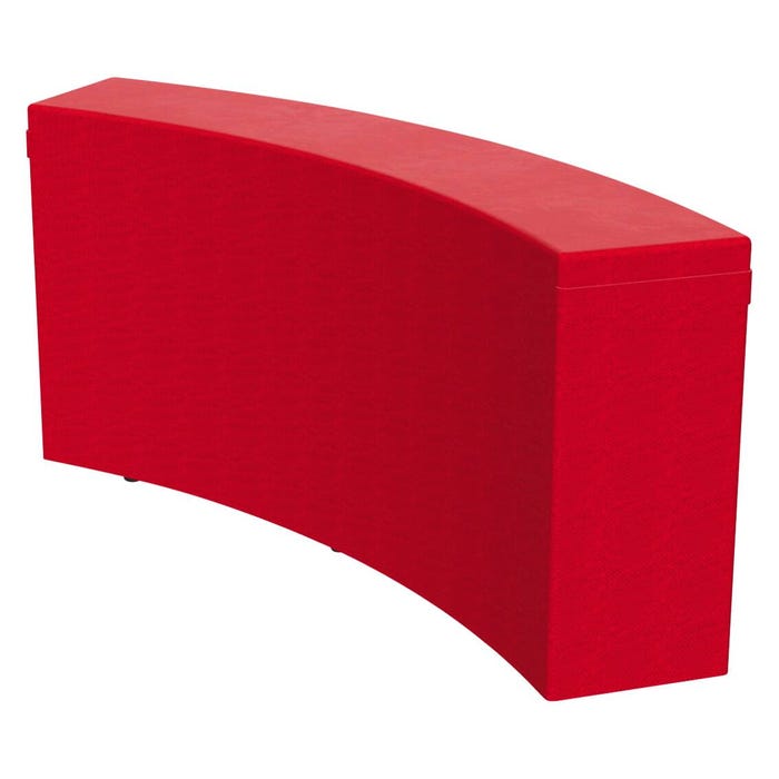 Classroom Select Out2Learn Outdoor Curved Back Divider, 63 x 12 x 27-1/2 Inches