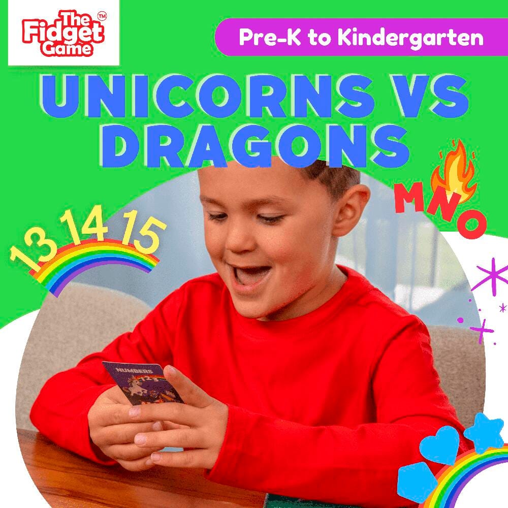 Image for The Fidget Game Unicorns vs. Dragons from School Specialty