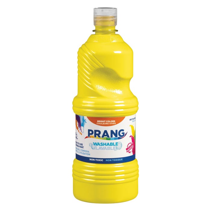 Prang Ready-to-Use Washable Tempera Paint, Quart, Yellow