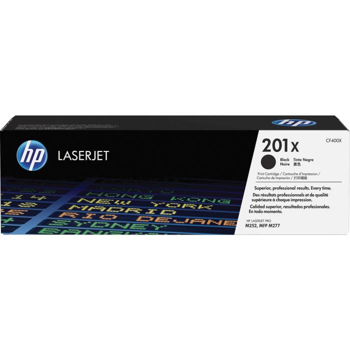 HP 201X Ink Cartridge, CF400X, Black