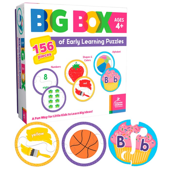 Carson Dellosa Big Box of Early Learning Puzzles
