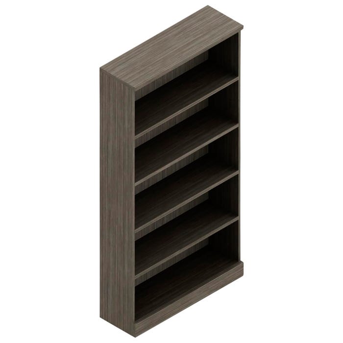 Global Industries Zira Bookcase, 5 Shelves, 36 x 72 x 12 Inches