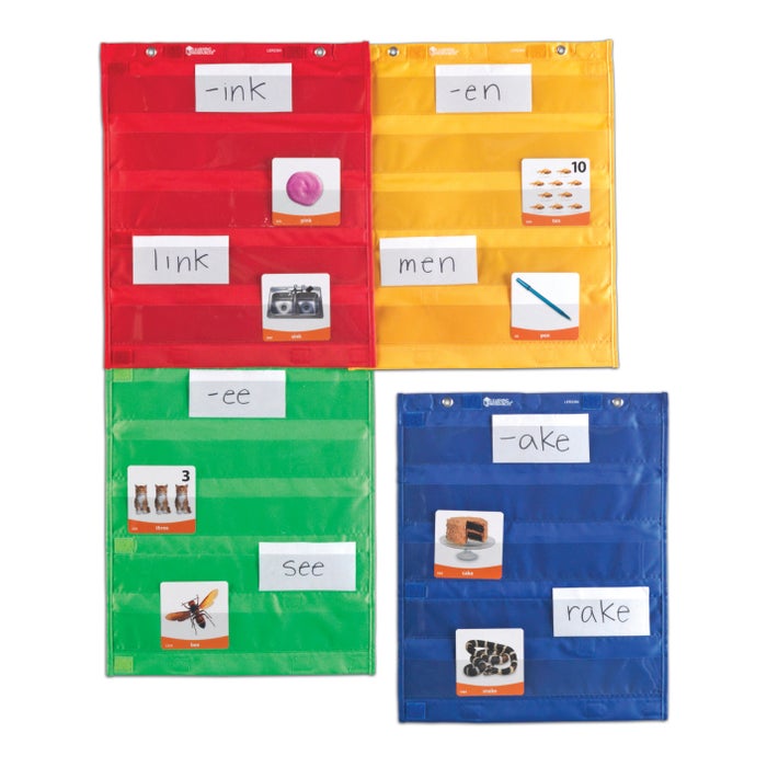 Learning Resources Magnetic Pocket Chart Squares, 14 x 17 Inches