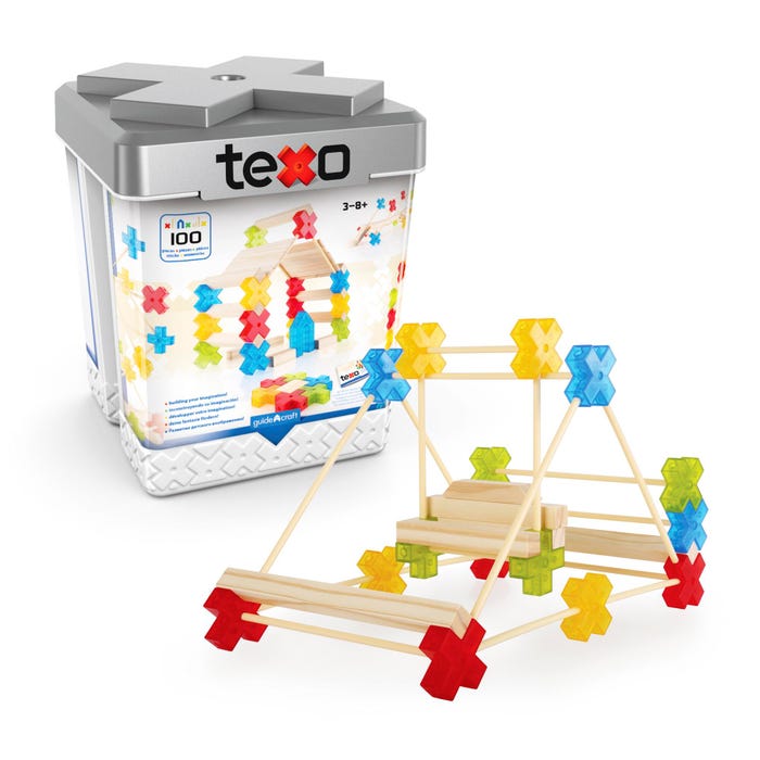 Guidecraft Texo Blocks, Set of 100