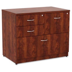 Lorell Essentials Laminate 4-Drawer Lateral File, 35-1/2 x 22 x 29-1/2 Inches, Cherry 1565528
