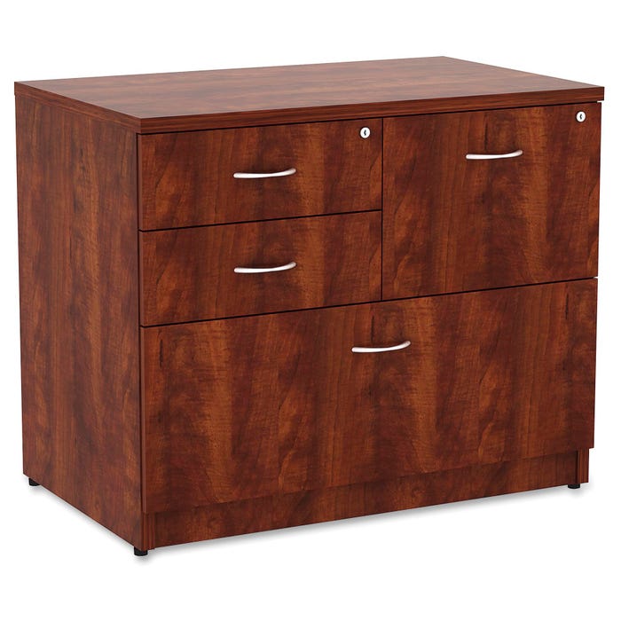 Lorell Essentials Laminate 4-Drawer Lateral File, 35-1/2 x 22 x 29-1/2 Inches, Cherry
