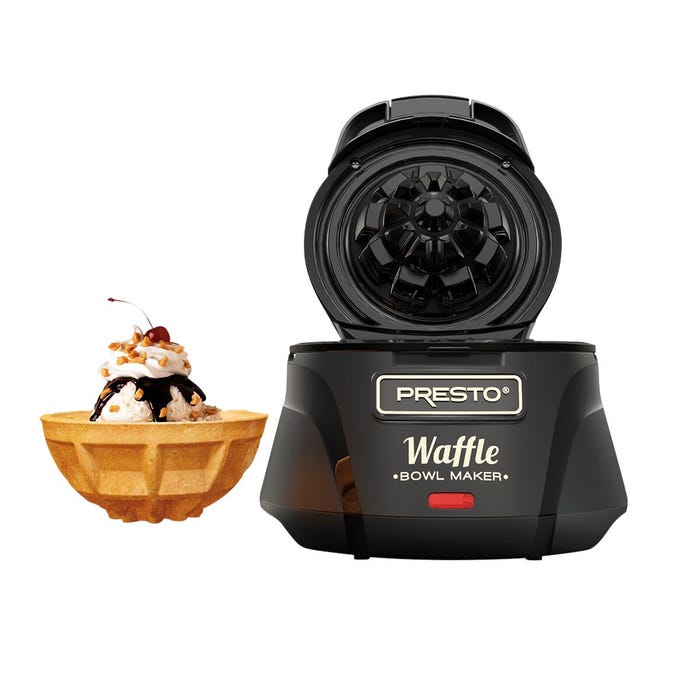 Presto Belgian Waffle Bowl Maker, 4 Inches