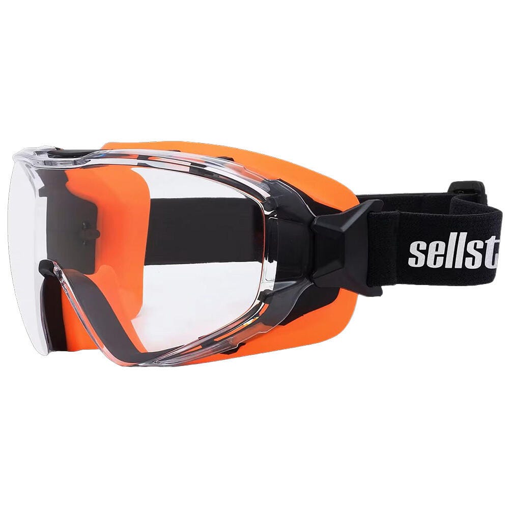 Sellstrom GM Premium Safety Goggle, Orange/Black