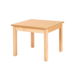 Childcraft Hardwood Table, Square, 24 x 24 x 20 Inches, Item Number 2028270