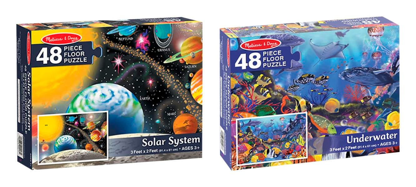 Melissa & Doug Environment Floor Puzzle, Set of 2 2132676