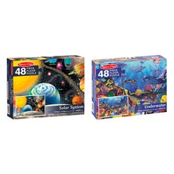 Melissa & Doug Environment Floor Puzzle, Set of 2 2132676