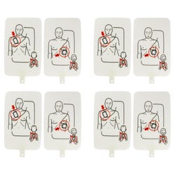 Prestan UltraTrainer AED Trainer Electordes, Adult/Pediatric, Pack of 4 2000781